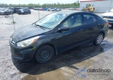 2012 Hyundai Accent Gls/Gs из США, поврежденный, VIN KMHCT4AEXCU122850